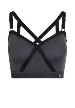 Спортивный бюстгальтер Peony для сильной устойчивости ENDURANCE ATHLECIA, цвет India Ink