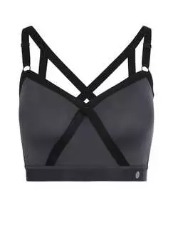 Спортивный бюстгальтер Peony для высокой упругости Endurance Athlecia, цвет 1009 india ink