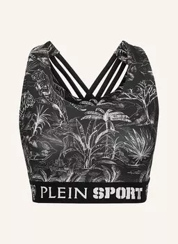Спортивный бюстгальтер Plein Sport, черный