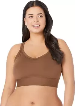 Спортивный бюстгальтер Plus MWL Flex с бретелями Madewell, цвет Forage