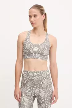 Спортивный бюстгальтер Power Impact Adidas By Stella Mccartney, бежевый