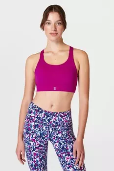 Спортивный бюстгальтер Power со средней поддержкой Sweaty Betty, розовый