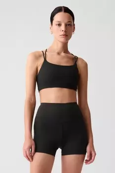 Спортивный бюстгальтер Power со средней ударопрочностью и спортивной спиной Gap, черный