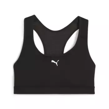 Спортивный бюстгальтер PUMA "4KEEPS для бега женский", черный