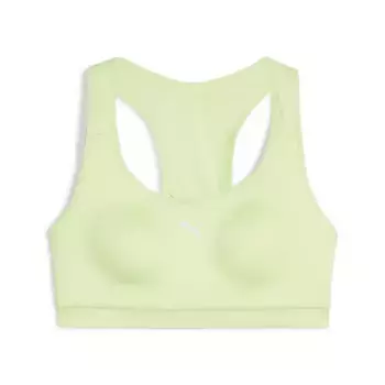 Спортивный бюстгальтер PUMA "4KEEPS для бега женский", цвет Fizzy Apple Yellow