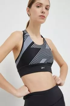 Спортивный бюстгальтер Reebok, черный