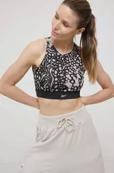 Спортивный бюстгальтер Reebok, черный