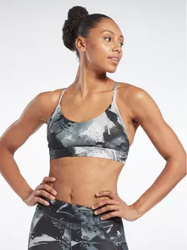 Спортивный бюстгальтер Reebok, черный