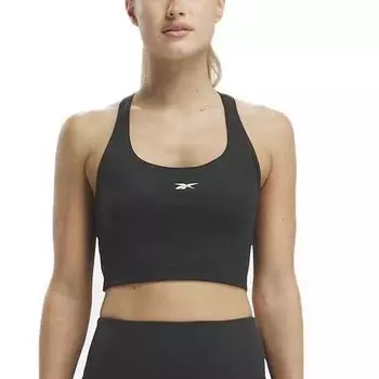 Спортивный бюстгальтер Reebok Id Mesh Low Support, черный