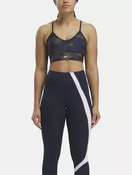 Спортивный бюстгальтер Reebok ID Train Camo Bra, синий