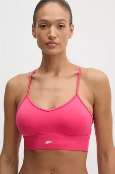 Спортивный бюстгальтер Reebok ID Train, розовый