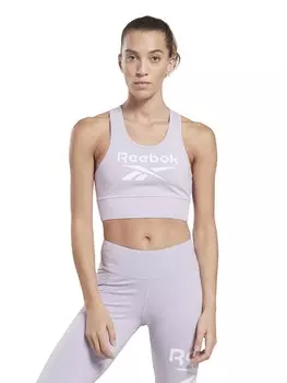 Спортивный бюстгальтер Reebok Identity, розовый