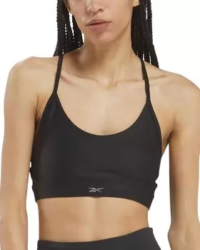 Спортивный бюстгальтер Reebok Lux Strappy, черный