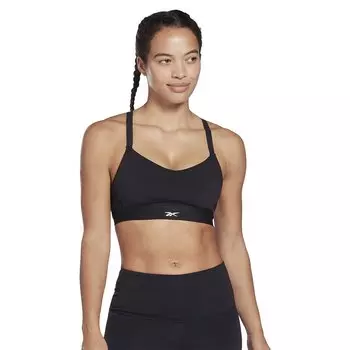 Спортивный бюстгальтер Reebok Lux Strappy Sports, черный
