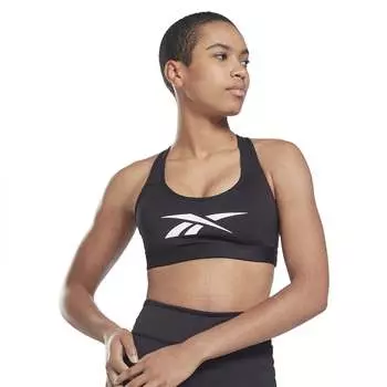 Спортивный бюстгальтер Reebok Lux Vector Racer, черный