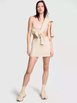 Спортивный бюстгальтер Relay с квадратным вырезом Pink, белый