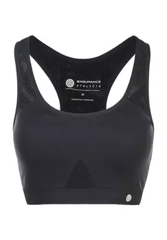 Спортивный бюстгальтер Rosemary с приятным Х-профилем ENDURANCE ATHLECIA, цвет 1001 Black