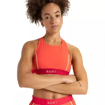 Спортивный бюстгальтер Roxy Bold Moves 2.0 sports bra, оранжевый