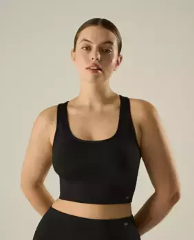 Спортивный бюстгальтер с деталью сзади Ysabel Mora, черный