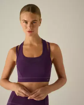 Спортивный бюстгальтер с деталью сзади Ysabel Mora, фиолетовый