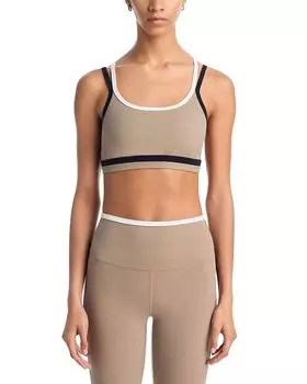 Спортивный бюстгальтер с двумя бретелями Eva Splits59, коричневый/бежевый