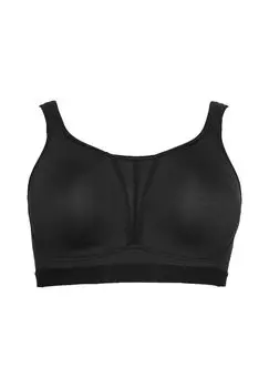 Спортивный бюстгальтер с двумя вариантами ношения sheego, черный