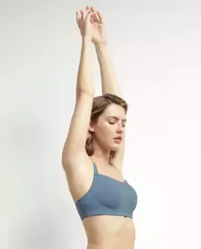 Спортивный бюстгальтер с формованными чашками Dim, синий