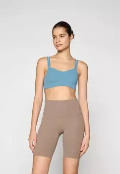 Спортивный бюстгальтер с легкой поддержкой ALATE TRACE BRA Nike Performance, синий