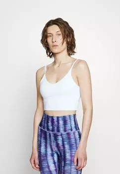 Спортивный бюстгальтер с легкой поддержкой Athleta, белый