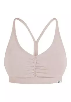 Спортивный бюстгальтер с легкой поддержкой Batik Scrunch Smilodox, светло-коричневый