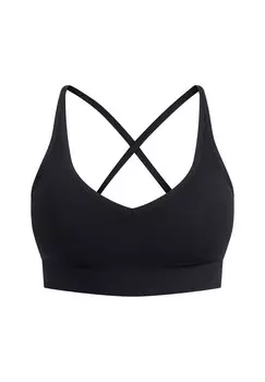 Спортивный бюстгальтер с легкой поддержкой CETRINA SCRUNCH Smilodox, черный