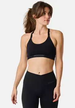 Спортивный бюстгальтер с легкой поддержкой CORE STRAP Swedemount, черный