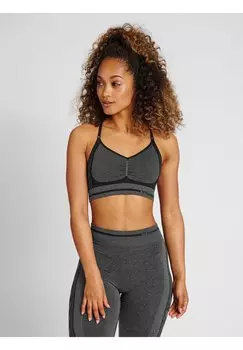 Спортивный бюстгальтер с легкой поддержкой Hummel, черный