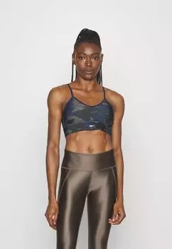 Спортивный бюстгальтер с легкой поддержкой. Reebok, темно-синий