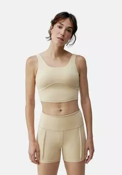 Спортивный бюстгальтер с легкой поддержкой SAYANI Born Living Yoga, бежевый
