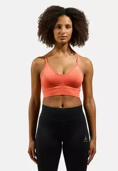 Спортивный бюстгальтер с легкой поддержкой SEAMLESS SOFT 20 ODLO, коралл