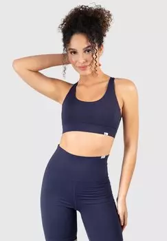 Спортивный бюстгальтер с легкой поддержкой. Smilodox, темно-синий