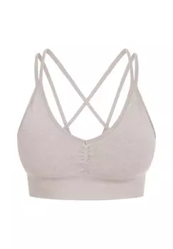 Спортивный бюстгальтер с легкой поддержкой Smilodox, светло-коричневый