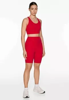 Спортивный бюстгальтер с легкой поддержкой STRAPPY BACK OYSHO, красный