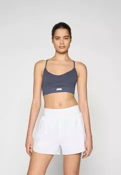 Спортивный бюстгальтер с легкой поддержкой STUDIO SEAMLESS STRAP BRA Bjrn Borg, сине-серый