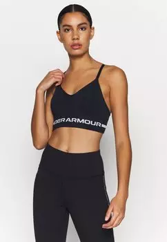 Спортивный бюстгальтер с легкой поддержкой Under Armour, черный