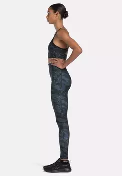 Спортивный бюстгальтер с легкой поддержкой WORKOUT, ID TRAIN CAMO Reebok, черный