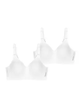 Спортивный бюстгальтер с низкой поддержкой Triumph Triaction Studio Wellness, белый