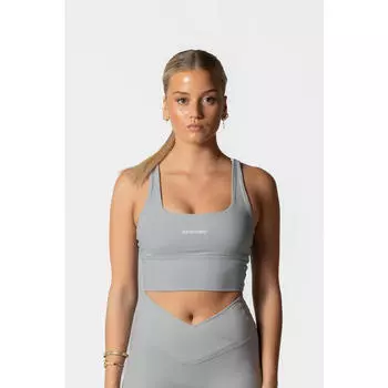 Спортивный бюстгальтер с перекрестной спиной для фитнеса, серый AESTHETIC WOLF, цвет grau