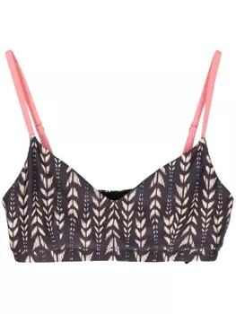 Спортивный бюстгальтер с принтом The Upside, черный