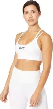 Спортивный бюстгальтер с ремешками UFC, белый