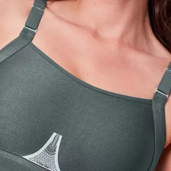 Спортивный бюстгальтер с сильной поддержкой - Gravity Lite N TRIACTION, цвет gruen