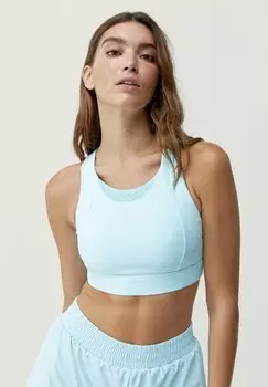 Спортивный бюстгальтер с сильной поддержкой BIKILA Born Living Yoga, цвет azul claro