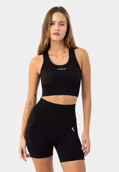Спортивный бюстгальтер с сильной поддержкой BLAZE SEAMLESS carpatree, цвет black