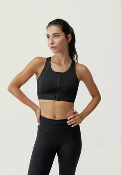 Спортивный бюстгальтер с сильной поддержкой AGNI Born Living Yoga, цвет black